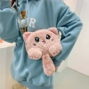 2020 new ins trendy women's single-shoulder bag, cartoon and cute plush women's crossbody bag, fashionable chain bag Specification image